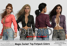 Demo Top Jacket Magia Fatpack Colors - Reborn, Waifu, LaraX, PetiteX ,Legacy - FashionNatic