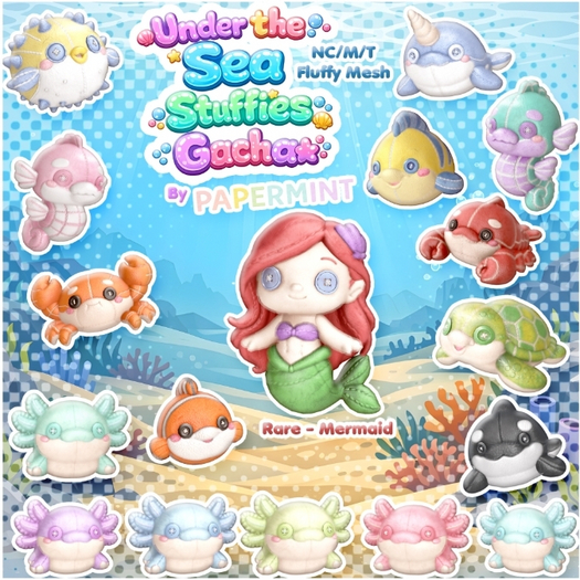 Papermint - Under the Sea Stuffies - Puffer