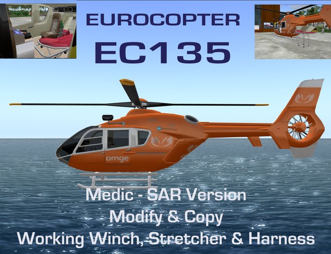 Eurocopter EC-135 ORNGE Rescue Helicopter