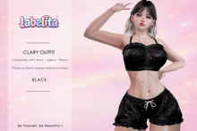[LABELITA] Clary Outfit Black