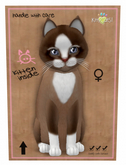 KittyCatS Box - New Born Kitten Chateau Cat - Toffee Caramel