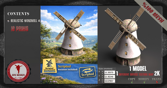 (Efe Design) Realistic Windmill 4