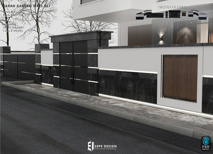 Sarah Garden Wall Huge Set [Erfe Design]