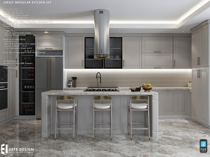 Jersey Kitchen Modular Set v1.2  PG  v. [Erfe Design]