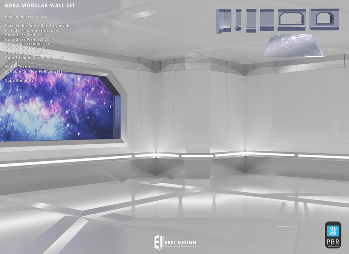 Gora Modular Cyber Wall Set [Erfe Design]