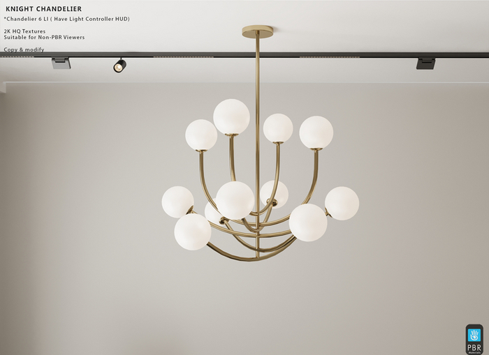 Knight Chandelier  6 LI with HUD [Erfe Design]
