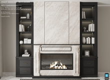 Knight Bookcase with decoratives 22 LI [Erfe Design]