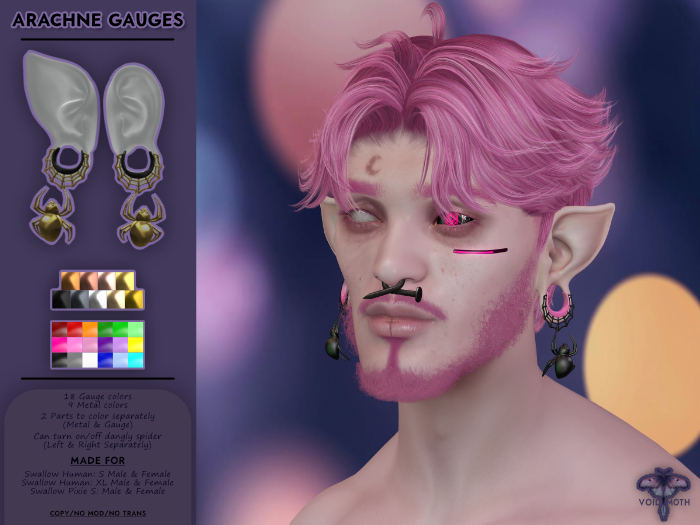 VM - Arachne Gauges - Human S Male