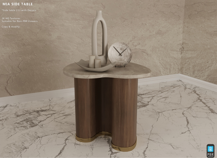 Mia Side table 2 LI [Erfe Design]