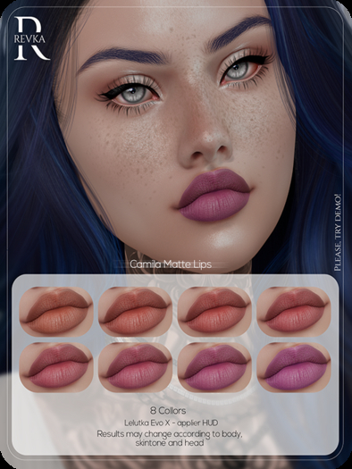 REVKA ~ Camila Matte Lips (Add)
