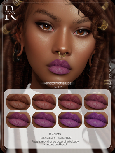 REVKA ~ Renata Matte Lips [Set 2] (Add)