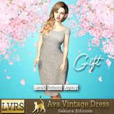 [LVRS] Ava Vintage Dress Sakura GIFT