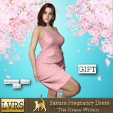 [LVRS] Ava Sakura Pregnancy Dress MOMMA GIFT