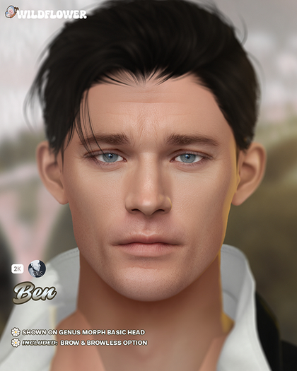 + wildflower ben skin ivory (genus morph m)