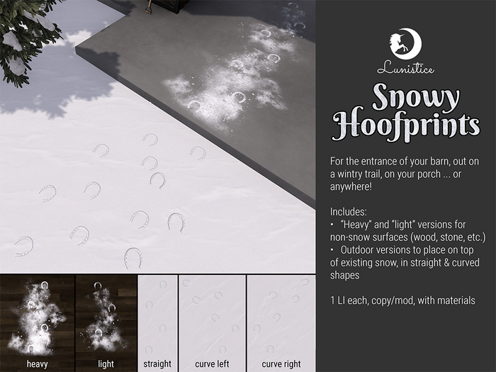 Lunistice: Snowy Hoofprints