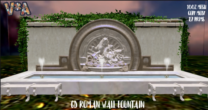 GD ROMAN WALL FOUNTAIN