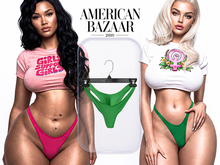 (AMERICAN BAZAAR) Regular Panties Green
