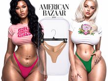 (AMERICAN BAZAAR) Regular Panties Peach