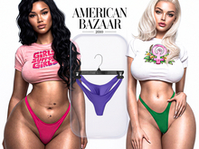 (AMERICAN BAZAAR) Regular Panties Violet