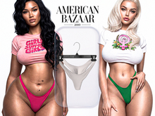 (AMERICAN BAZAAR) Regular Panties White