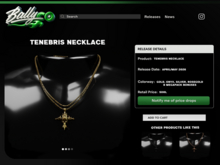 'BALLYCO' Tenebris Necklace Gold