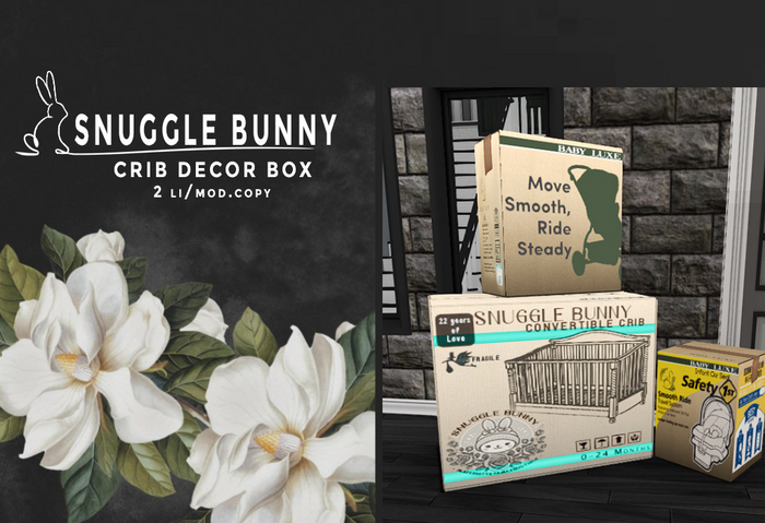 Snuggle Bunny-Crib Box (decor)