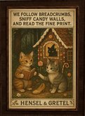 Fluffingtons Cat Art - Hensel & Gretel Frame 