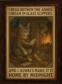 Fluffingtons Cat Art - Cinderella Frame
