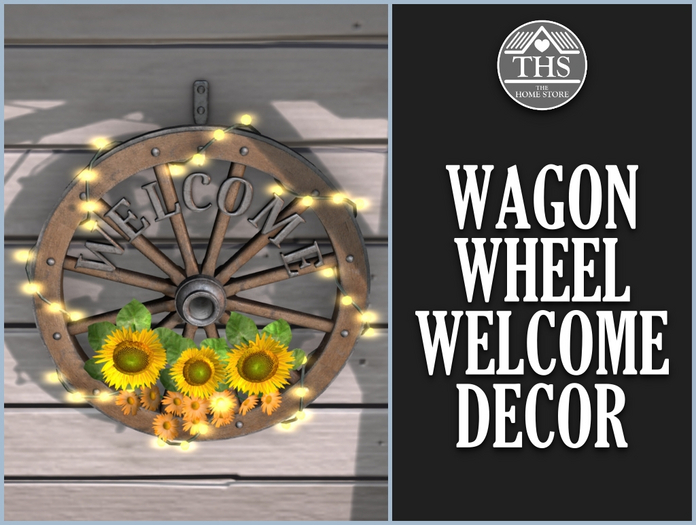 TSSMP - RANCH DECOR - WAGON WHEEL
