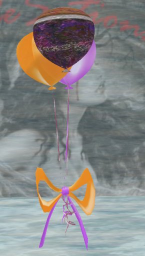 Sculpt Designer Party Balloons - Orange Purple