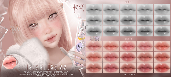 [TEAR] Isis Gloss V.2 - SET 2