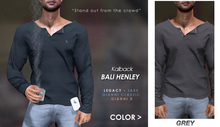 <Kalback> Bali Henley Grey