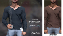 <Kalback> Bali Henley Brown