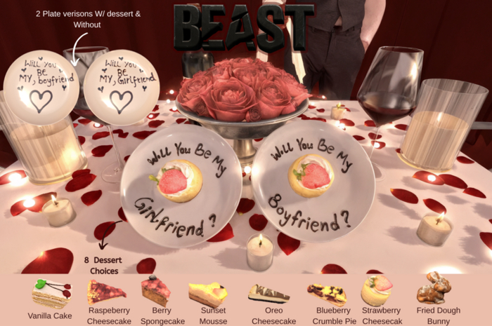 //BEAST GIRLFRIEND PROPOSAL PLATE 