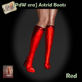 [PdW era] Astrid boots - Red