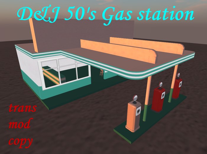 D&J 50's gas station (boxed)