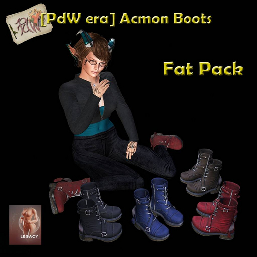 [PdW era] Acmon boots - Fat Pack