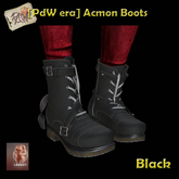 [PdW era] Acmon boots - Black
