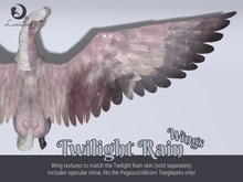 Lunistice: Twilight Rain Wings (for Pegasus Teeglepet)
