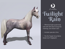 Lunistice: Twilight Rain - Teegle Body Coat & Hooves