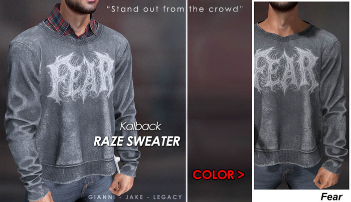 <Kalback> Raze Sweater Fear