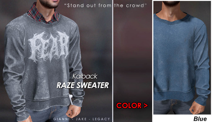 <Kalback> Raze Sweater Blue