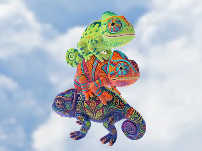 Second Life Marketplace - Chameleon Tower Stack FULL PERM