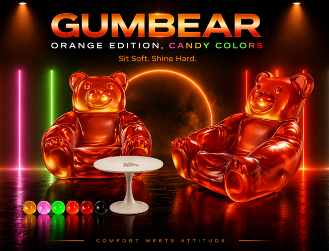 [NTC] Gumbear Chairs Red [HUD ADD]
