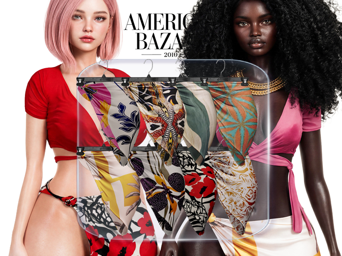 (AMERICAN BAZAAR) Pareo Skirt Patterns FATPACK