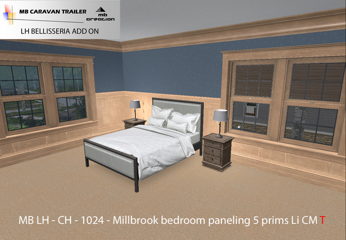 MB LH - CH - 1024 - Millbrook bedroom paneling box