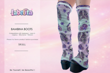 [LABELITA] Bambina Boots Skull