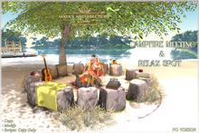 Mayas | Campfire Meeting & Relax Spot | Tree Moving Branches | Bird | Grass[PG Version]