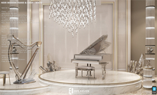 Noir Piano & Harp Set White PG 130 LI PBR [Erfe Design] 