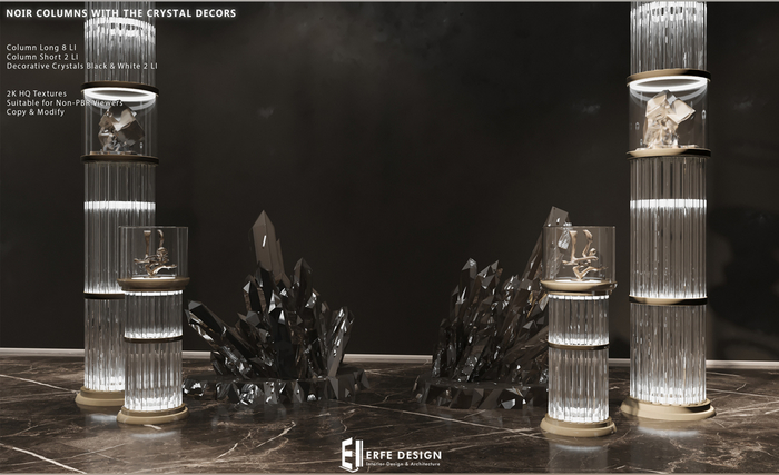Noir Decorative Columns PBR [Erfe Design]